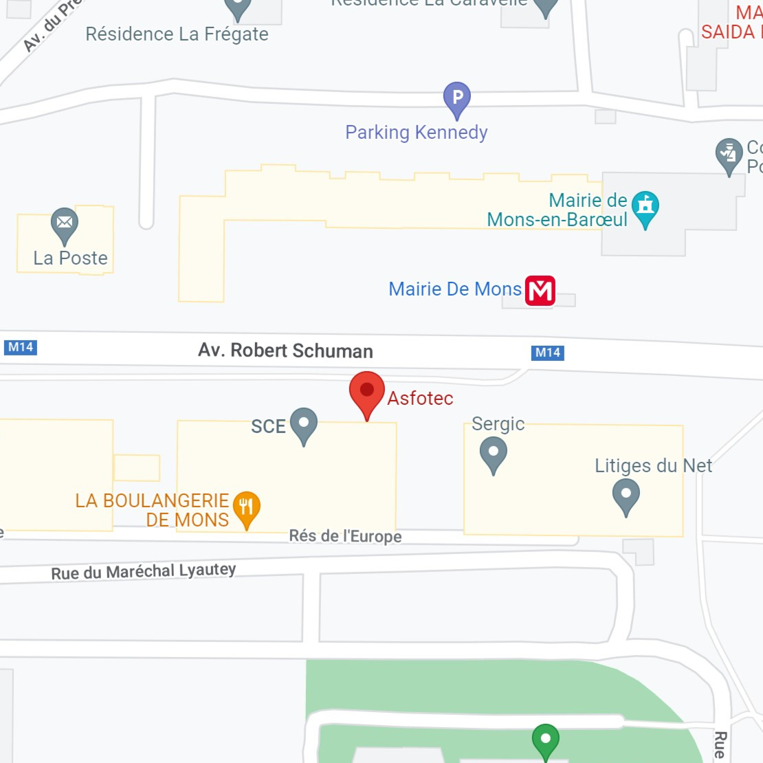 Asfotec location